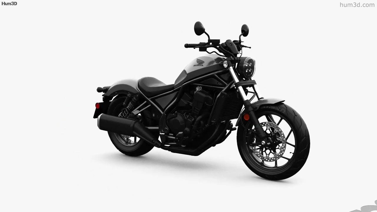 Honda Rebel 1100 2025 3Dモデル - ダウンロード モーターサイクル on