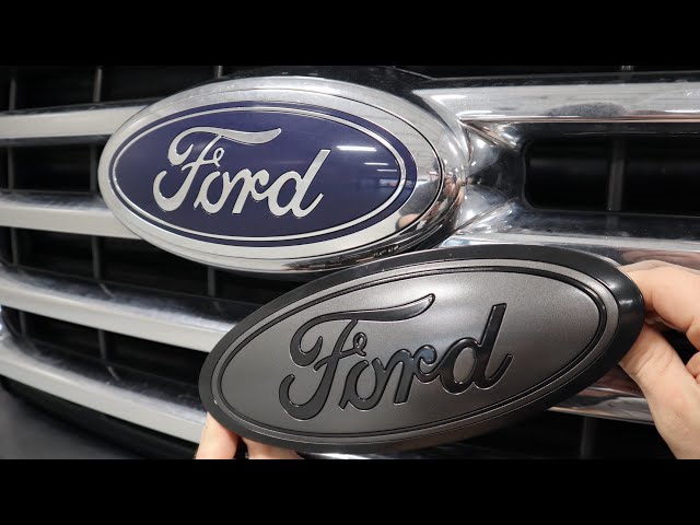 Color Matched Ford Emblem 