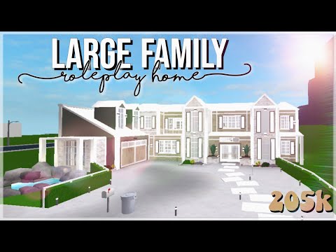 Bloxburg Large Family Roleplay House With Basement 205k - roblox bloxburg family roleplay mansion