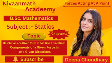 L-33||Statics B.Sc. 2nd Year||Nivaanmath Acadeemy|| B.Sc. Mathematics|| Mathematics||Statics