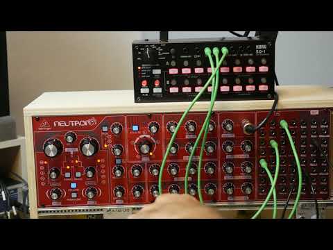 Behringer Neutron - Korg SQ1 Quick Tip "accent in the sequence"