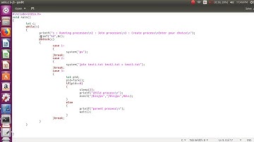 Implement UNIX system calls like ps, fork, join, exec family, and wait for process management SPOS