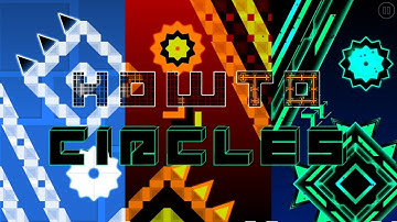 How to make a classic and modern nine circles effect in geometry dash | Step-by-step tutorial