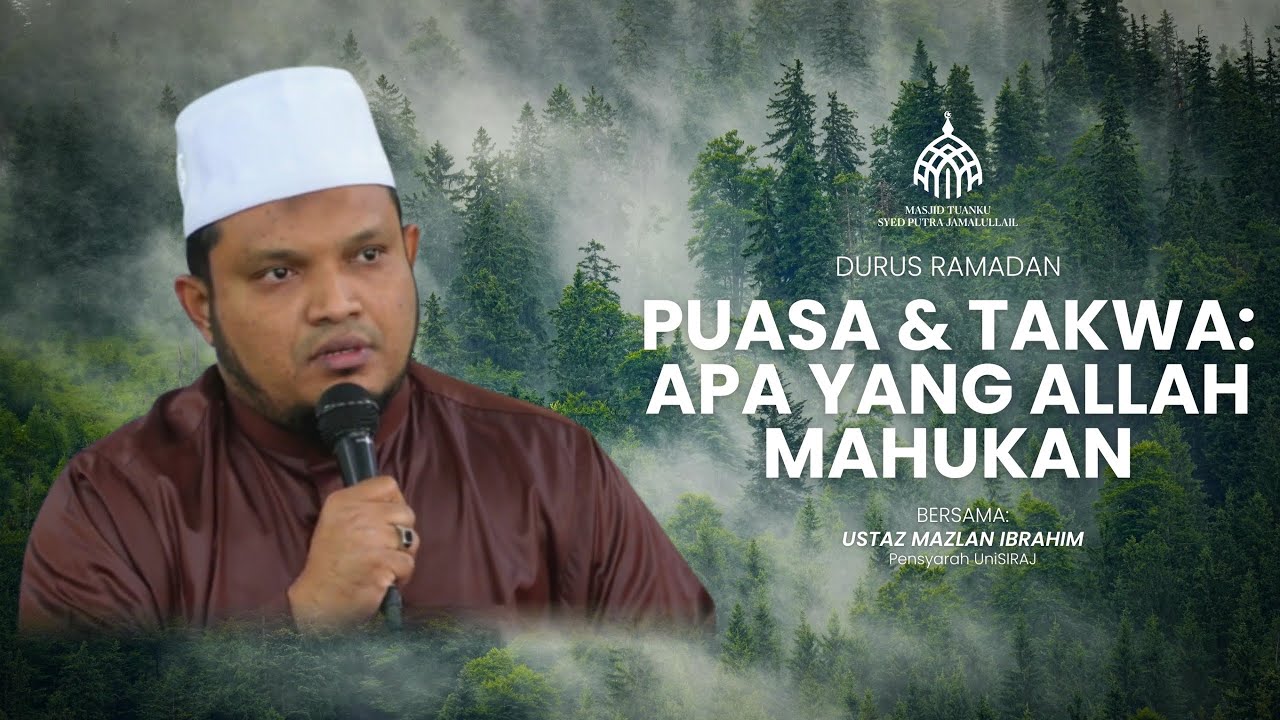 DURUS RAMADAN DI MTSPJ  BERSAMA USTAZ MAZLAN