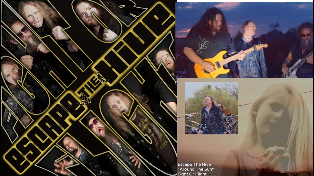 Cover ESCAPE THE HIVE (RED DRAGON CARTEL) new album Fight Or Flight