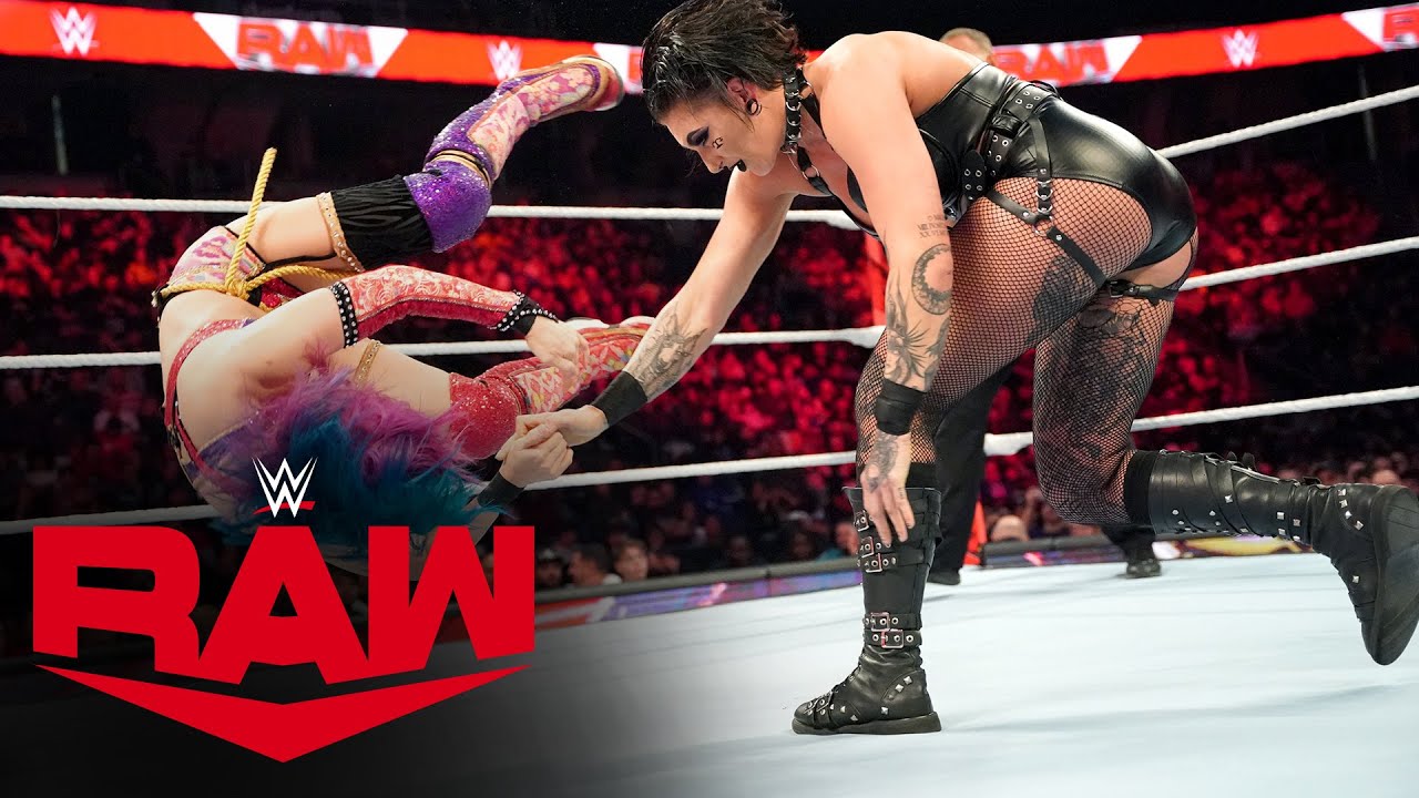 Asuka vs. Rhea Ripley — WarGames Advantage Match: Raw, Nov. 21, 2022 ...