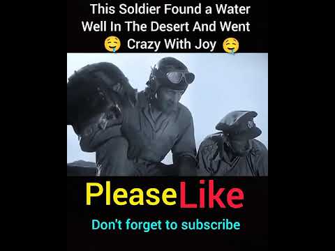 This soldiers found water well in the desert and went crazy with joy 🤤 #shorts #viral #shortsfeed