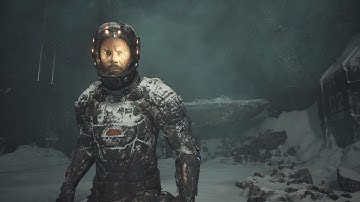 The Callisto Protocol - Snow gathering on armour