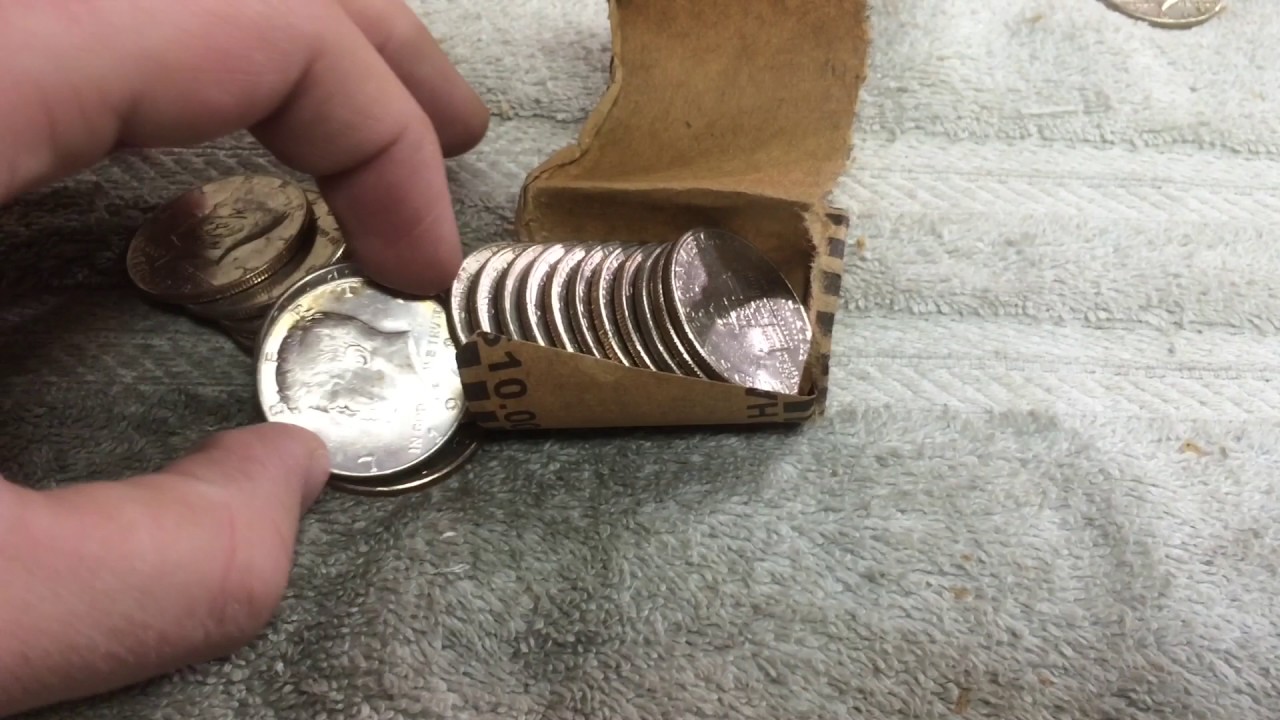 BANK HOPPING FINDS SILVER QUARTER AND HALVES!