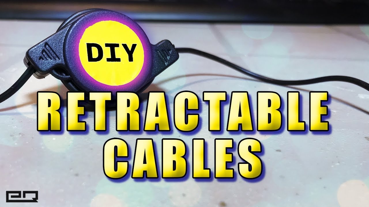 How To Make Retractable Cables! Headphones, Microphones, USB, Anything! 