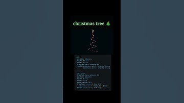 Merry Christmas tree🎄 animation using #html #css and #javascript ! 🎄