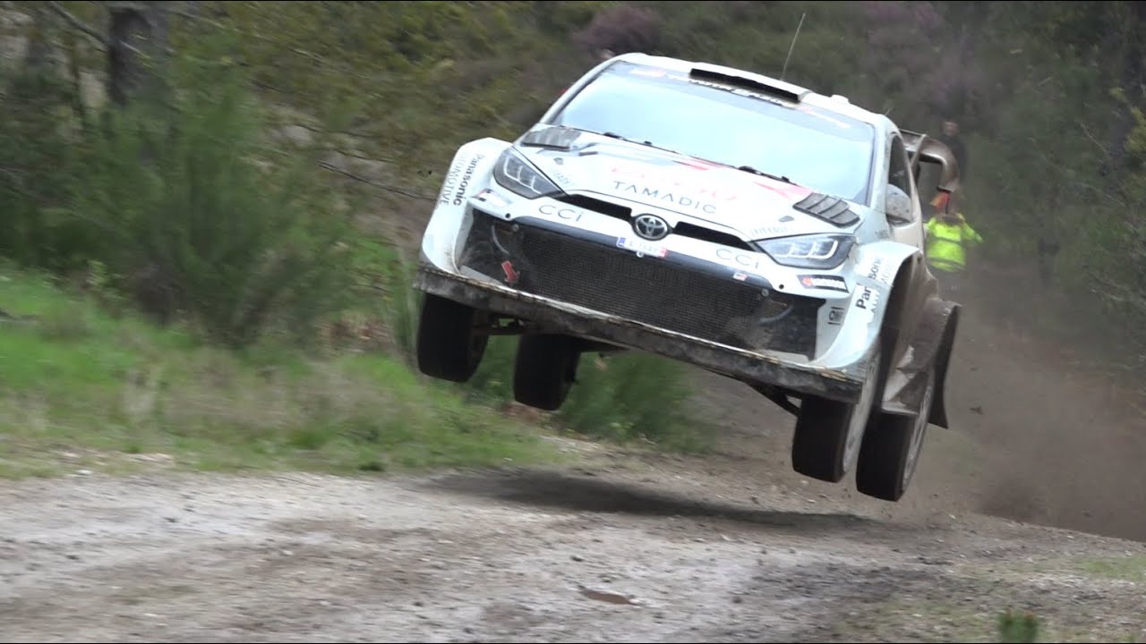 WRC Rallye Portugal 2025 | Test Toyota Gazoo - Sébastien OGIER | BIG JUMPS & MUD | @AP90Video