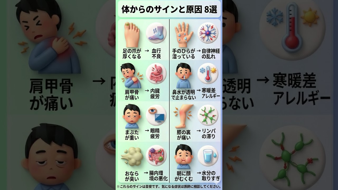 体からの危険サインとその原因⑨