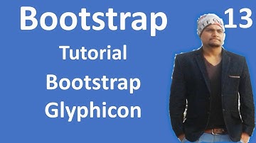 Bootstrap tutorial for beginners #13 Glyphicon in bootstrap