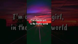 Hi Barbie Hi Ken wanna go for a ride (Lyrics) shortvideo barbie lyrics