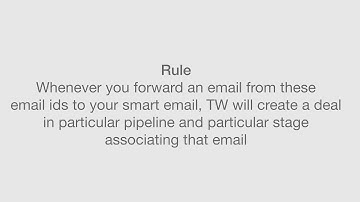 Sales Automation - Creating rules