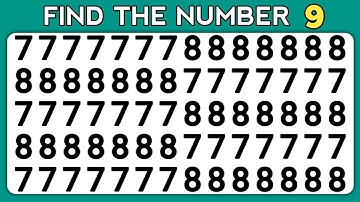 FIND THE ODD ONE OUT | NUMBER AND LETTER EDITION | ODDITY SPOTTING - BRAIN TEASER