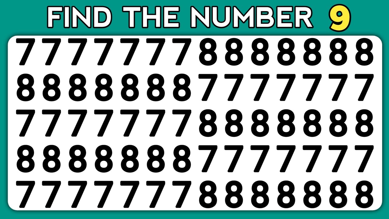 FIND THE ODD ONE OUT | NUMBER AND LETTER EDITION | ODDITY SPOTTING ...