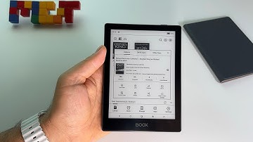 Official book reader app on Boox Go 6 | create folders, options, manage books
