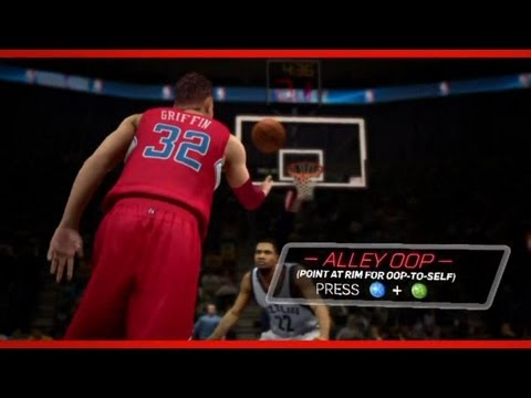 NBA 2K13: All New Controls Trailer | How to Self Alley Oop | Full Breakdown Ft Blake Griffin