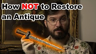 DON&#39;T copy YouTuber &quot;Restorations&quot; on Real Antiques