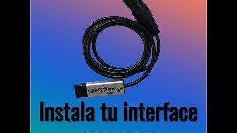 Installeer uw USB DMX-interface