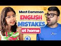 Most Common English Mistakes 🏠 at home, Adi &amp; Daddy English Conversations, Adi Connection