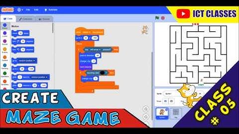 How to make Maze Game in Scratch [in Hindi]