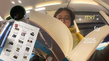 2025 RESET 🧸 new year intentions, visionboard, notion setup & cozy days with friends