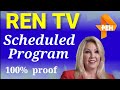 Ren tv show schedule  ren tv program time table in india 