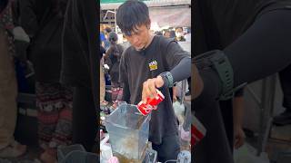 Fresh Coca-Cola Smoothie with Plum - Thai Street Food