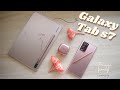 Samsung Galaxy Tab S7 - Unboxing & accessories | Mystic Bronze family complete! |