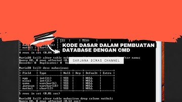 Cara Membuat Database Mysql di Xampp (2021) dengan Editor CMD