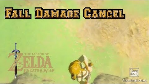 How to do a Fall Damage Cancel- Zelda Breath of the Wild
