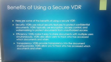 Protect Your Data with a Secure Virtual Data Room
