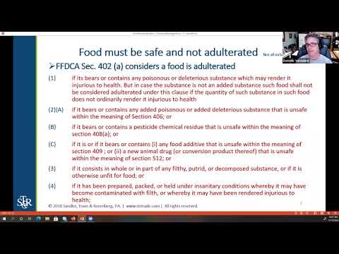 Video: Beteken FDA-voldoening voedselgraad?