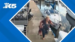 New video shows mom and child running away after river otter attack