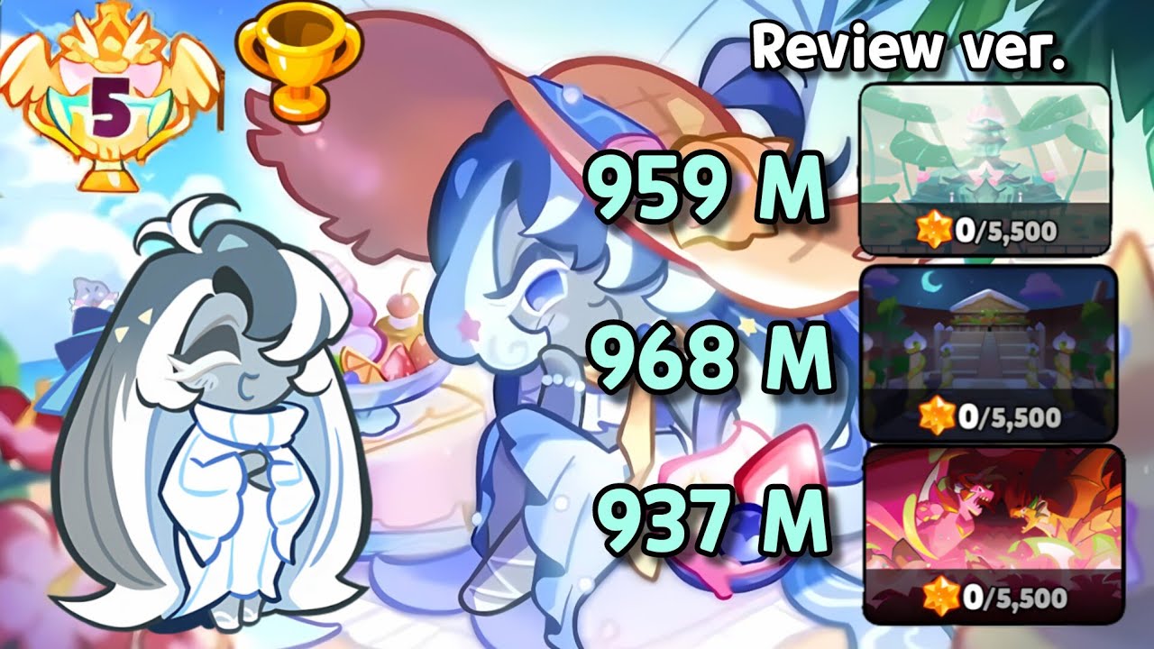 [Cookierun Ovenbreak]-Blue whale cookie (Review) Trophy race
