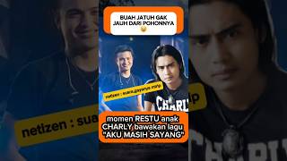 momen restu anak charly bawakan lagu\