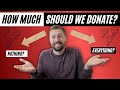 How much should i donate to charity finding a good standard for giving