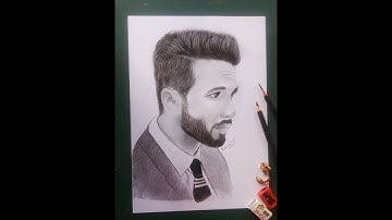 How to draw shahid kapoor step by step