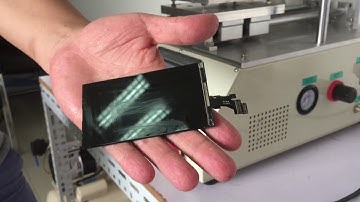 The Parameter Setting of YMJ Auto OCA Glue Removing Machine-Part 2