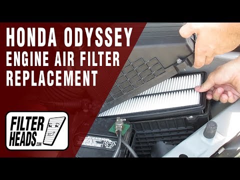 How to Replace Engine Air Filter 2007 Honda Odyssey V6 3.5L - YouTube