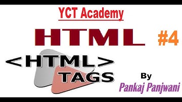HTML By Pankaj Panjwani Video 4(Basic Tags)
