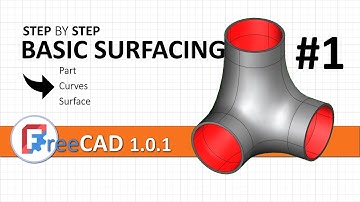 FreeCAD 1.0.1: Basic surfacing | Discretize, Segment surface, Blend Surface & Fill boundaries tools