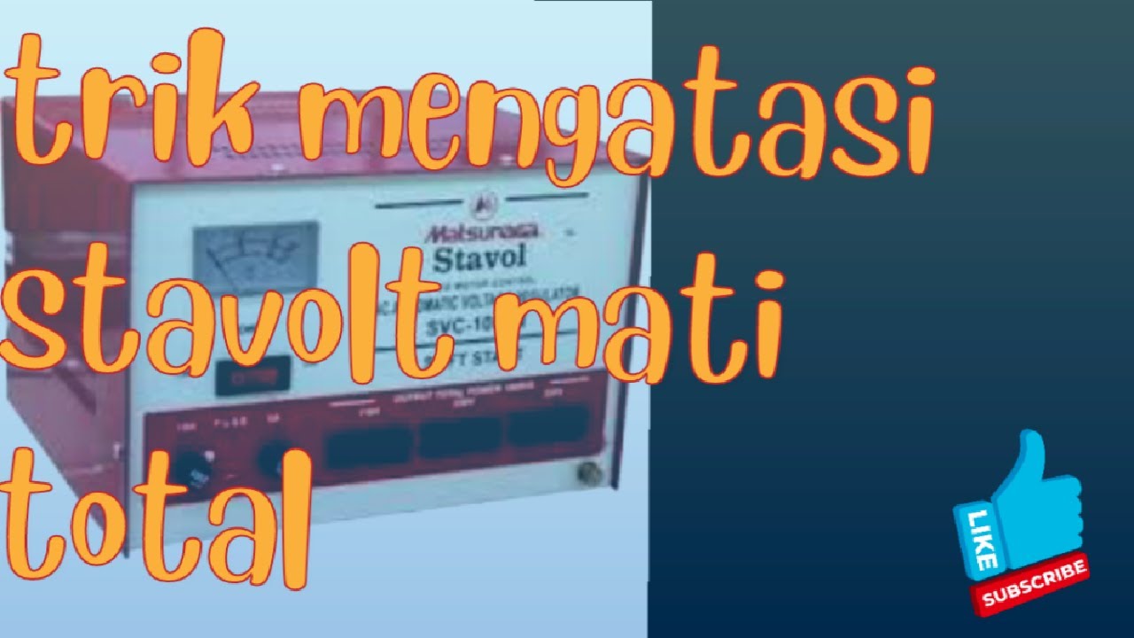 cara perbaiki stavolt mati total | matsunaga