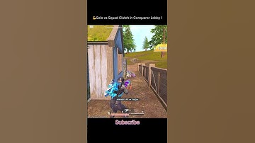 "Deadly 1v4 Clutch in Conqueror Tier 😈 | Solo Squad OP" #pubgmobile