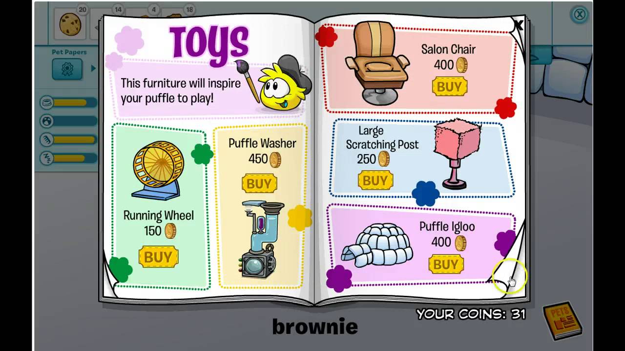 Puffle Catalog Cheatz =O YouTube