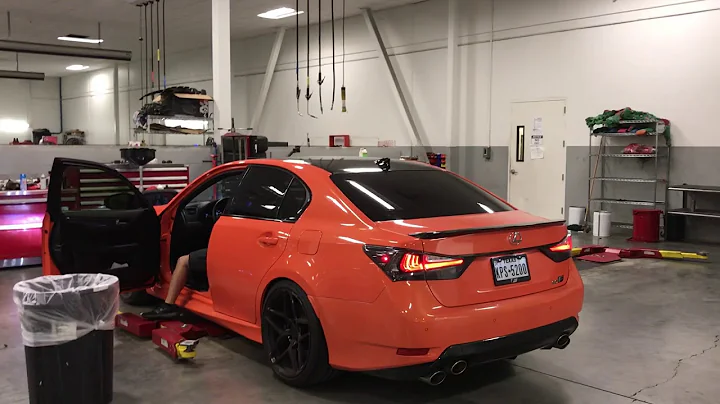 Lexus Gsf with Novel headers and full masterschaft exhaust