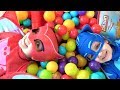 Pijamaskeliler top havuzundan hangi sürpriz yumurtaları buluyor? Toybox Ozmo LOL Bebek Kinder Joy